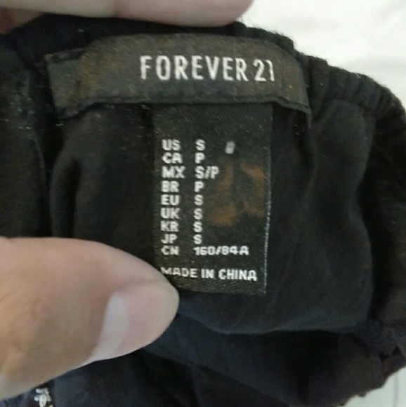 Forever 21 black romper dress size small - Picture 4 of 4